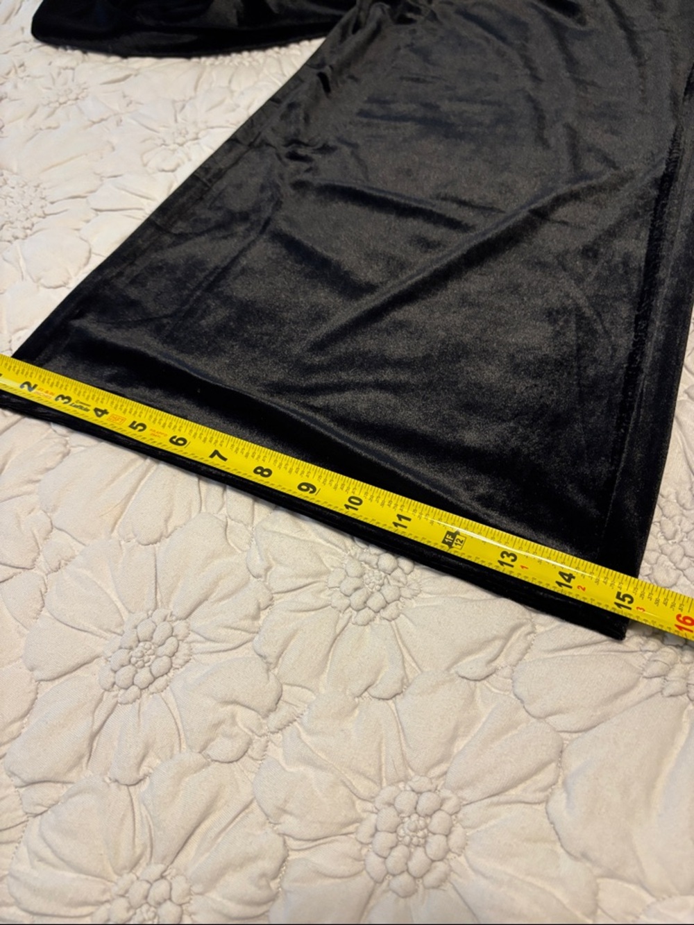 Chico's Wide Leg Velvet Pants - Picture 7 of 8